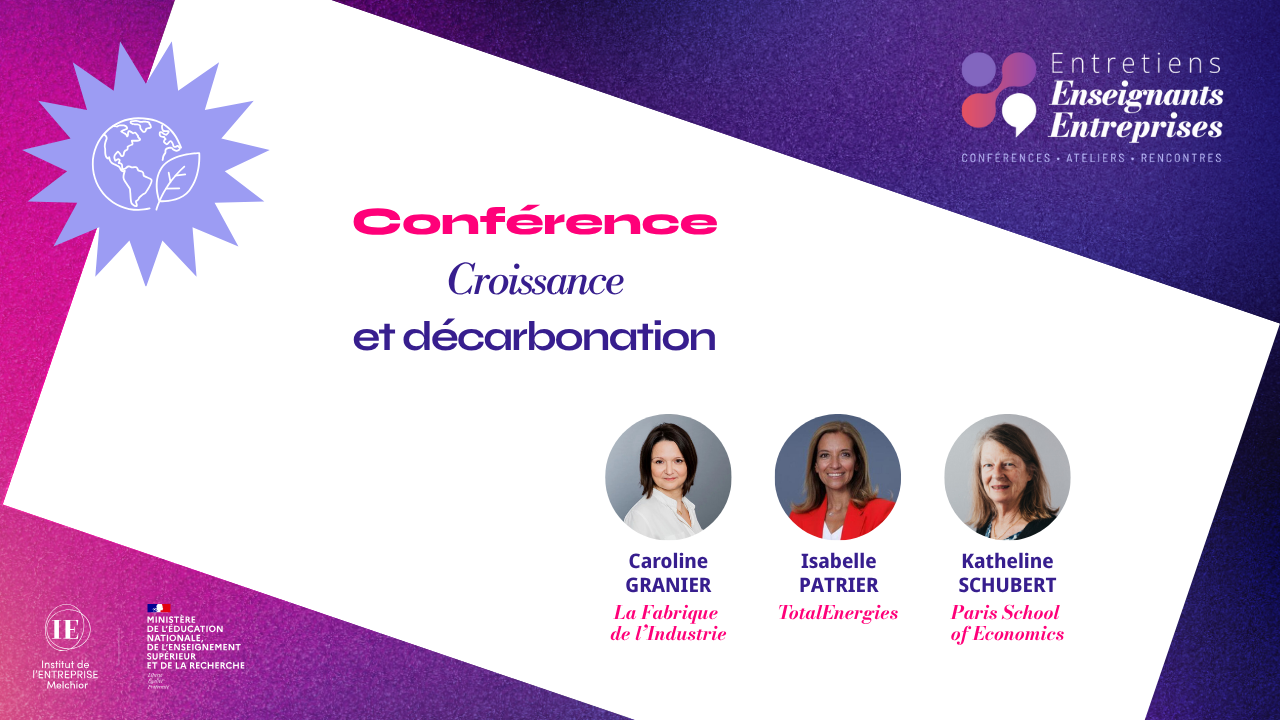 Conférence - Croissance et décarbonation