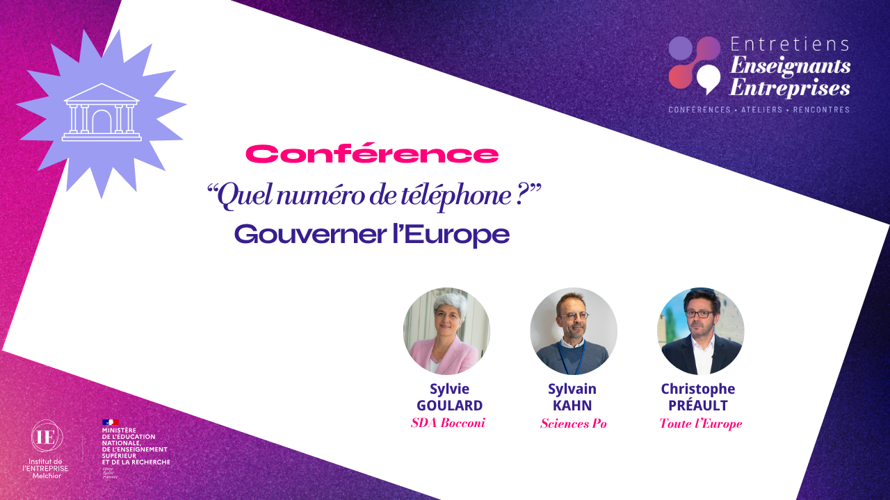 Conférence - Gouverner l'Europe