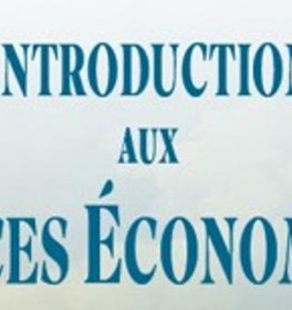 Introduction aux sciences économiques