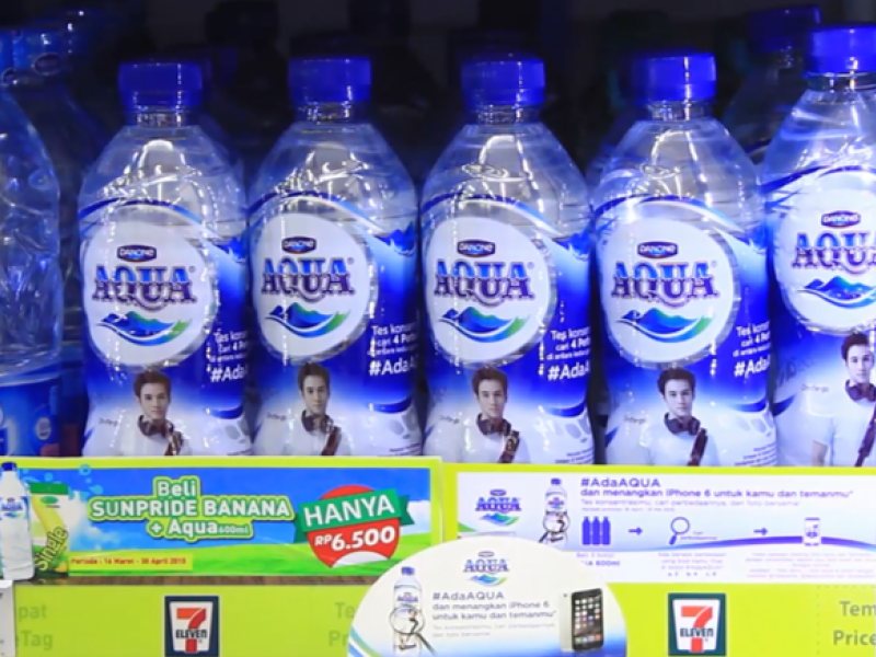 Le partenariat entre Aqua et Danone en Indonésie 